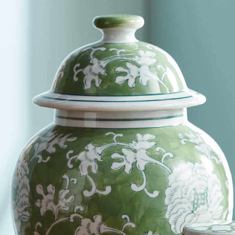 NAPA Home & Garden, IMPERIAL LOTUS LIDDED GINGER JAR,N4FG27