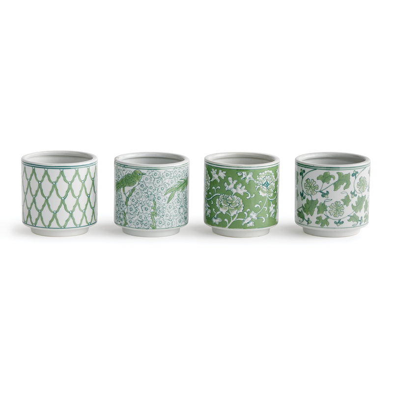 NAPA Home & Garden, IMPERIAL MINI CYLINDER POTS, SET OF 4,N4FG29