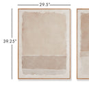 NAPA Home & Garden, COMPOSITION IN TAUPE GICLEES, SET OF 2,N4NH17
