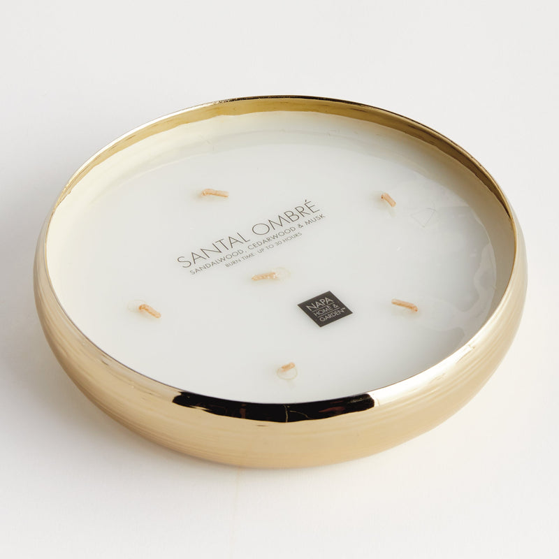 NAPA Home & Garden, SANTAL OMBRE CANDLE TRAY COLLECTION