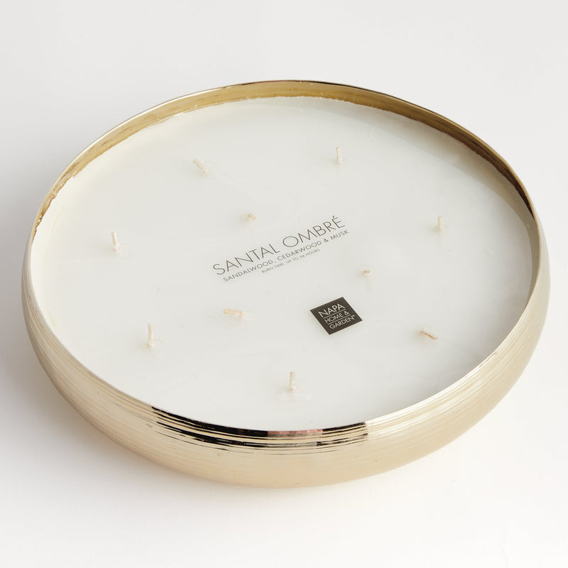 NAPA Home & Garden, SANTAL OMBRE CANDLE TRAY COLLECTION
