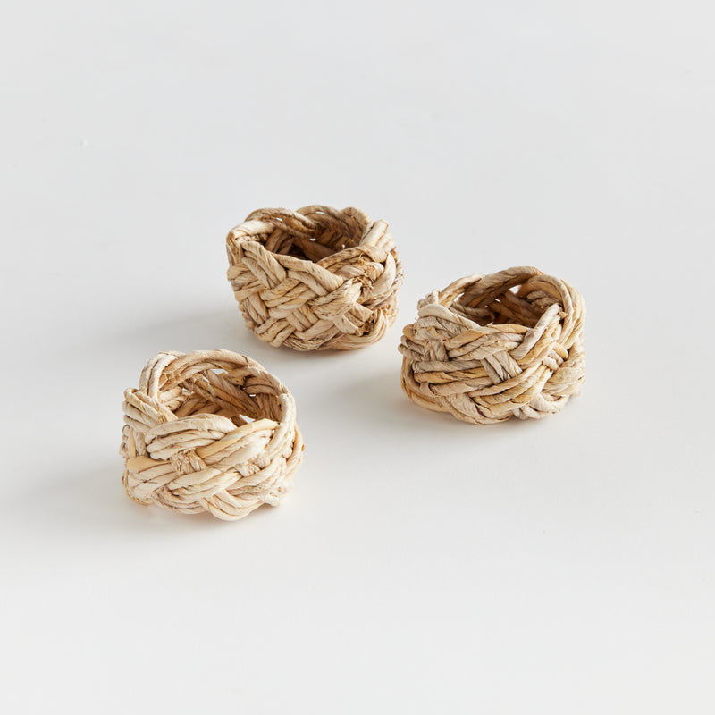 NAPA Home & Garden, ABACA FRENCH BRAIDED NAPKIN RING,N4TD07