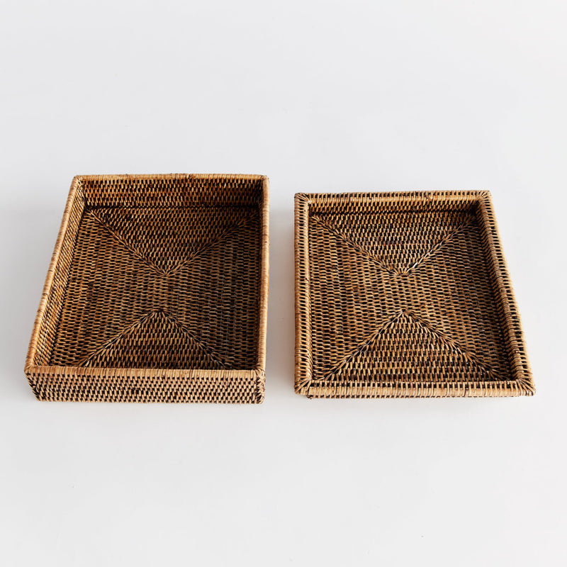 NAPA Home & Garden, BURMA RATTAN LIDDED LETTER BOX