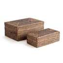 NAPA Home & Garden, Burma Rattan Rectangular Lidded Boxes Collection