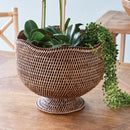 NAPA Home & Garden, BURMA RATTAN  FOOTED CACHEPOT,N4TN05BR