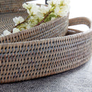 NAPA Home & Garden, BURMA RATTAN OVAL SERVING TRAYS, SET OF 3,N4TN217GY