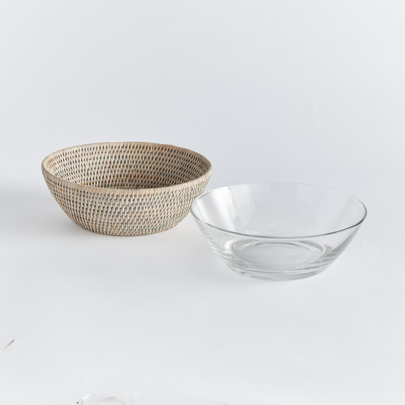 NAPA Home & Garden, BURMA RATTAN SERVING BOWL 10.75",N4TN248GY