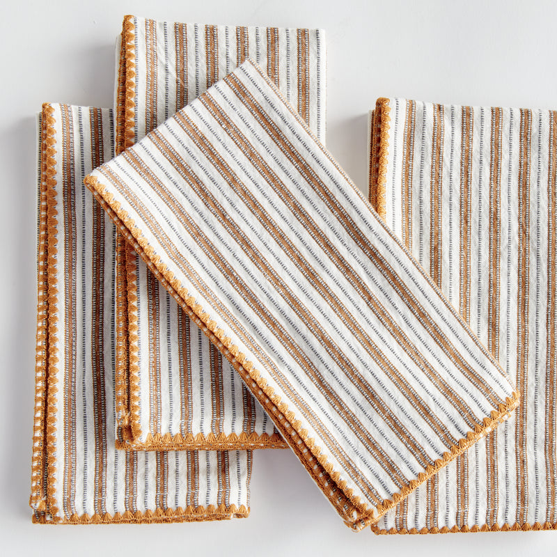 NAPA Home & Garden, SUTTON NAPKINS, SET OF 4,N4TT16