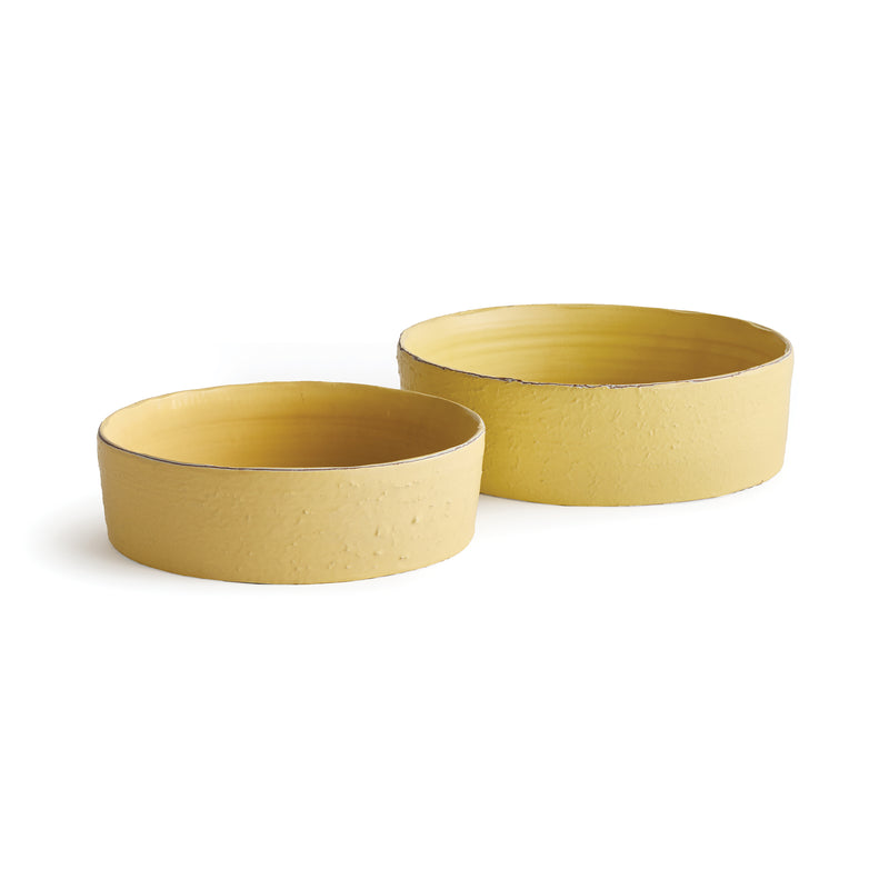 NAPA Home & Garden, STUDIO DECORATIVE LOW BOWLS, SET OF 2,N4XN200YL