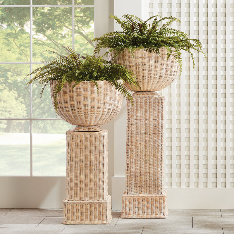 NAPA Home & Garden, CHARLESTON RATTAN PEDESTAL TALL,N4YM03