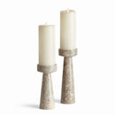 TERRENE CANDLE STANDS, SET OF 2