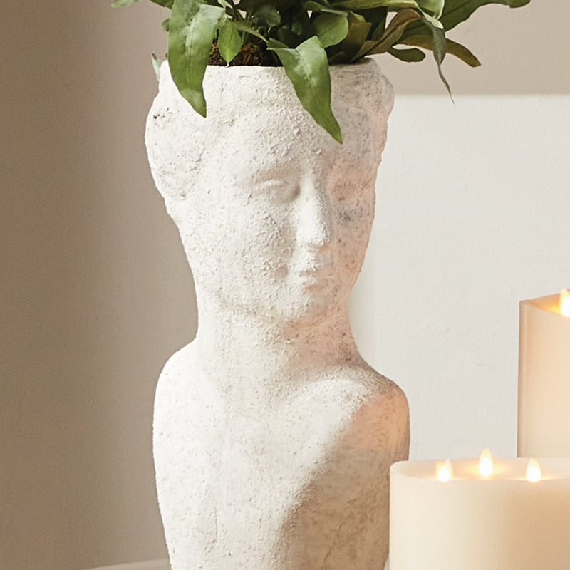 "Weathered Garden Female Bust Planter by NAPA Home & Garden"