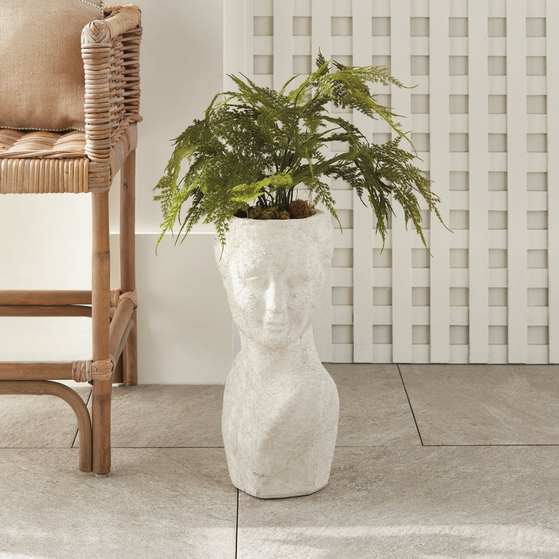 "Weathered Garden Female Bust Planter by NAPA Home & Garden"