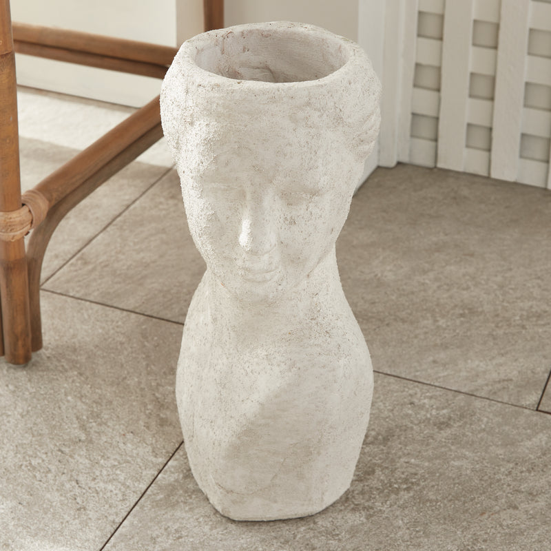 NAPA Home & Garden, WEATHERED GARDEN FEMALE BUST PLANTER,N5DJ73WH