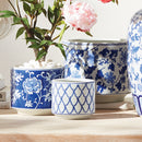 BARCLAY BUTERA DYNASTY CYLINDER POTS, SET OF 3