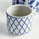 BARCLAY BUTERA DYNASTY CYLINDER POTS, SET OF 3