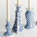 DYNASTY TAPER HOLDERS, SET OF 5