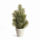 MINI PINE TREE POTTED DROP-IN 9"