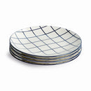 STRIA 8.5" PLATES, SET OF 4