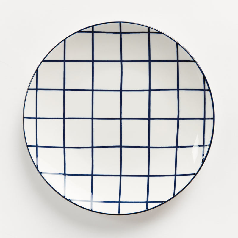 STRIA 8.5" PLATES, SET OF 4
