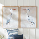 NAPA Home & Garden, HERON PAIR HAND-EMBELLISHED GICLEES, SET OF 2,N5NH34