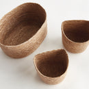 SEAGRASS STORAGE BASKETS, SET OF 3