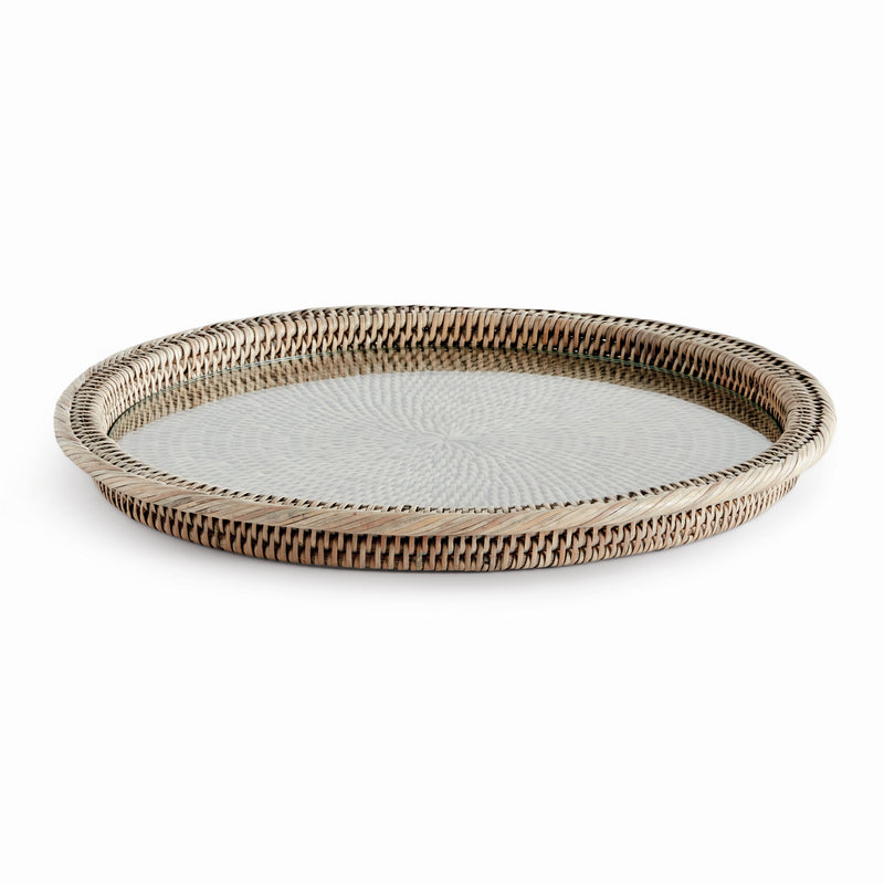 NAPA Home & Garden, BURMA RATTAN SERVING PLATTER,N5TN252GY