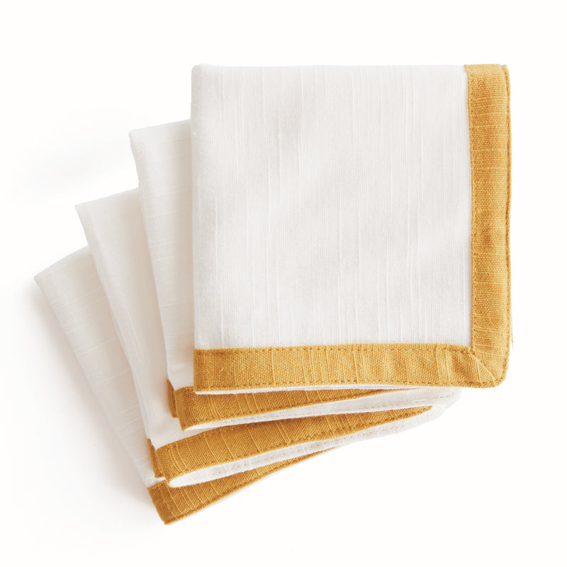 NAPA Home & Garden, CONNOR COCKTAIL NAPKINS, SET OF 4,N5TT28