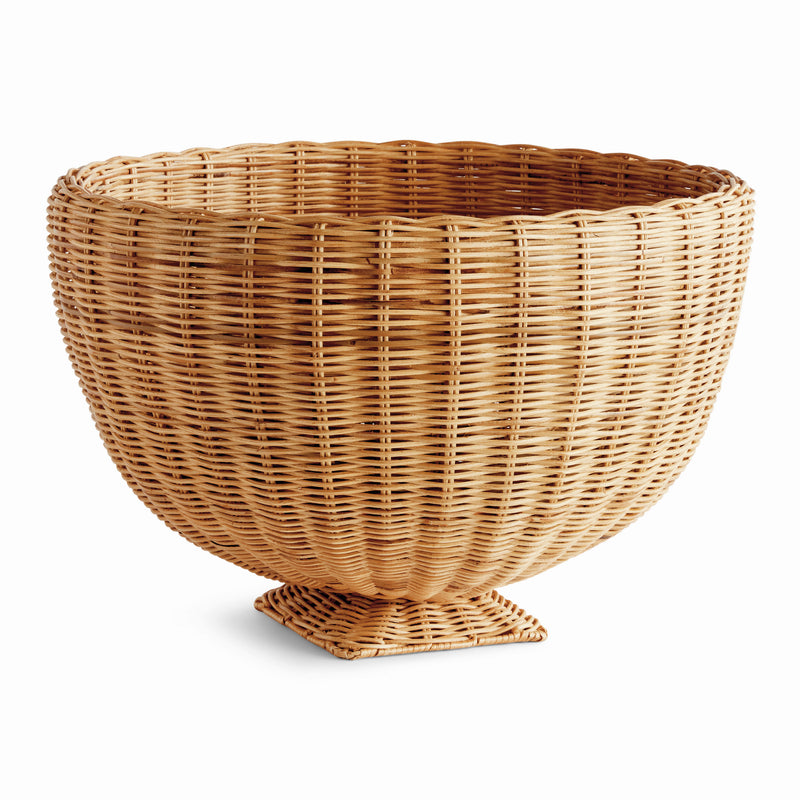 NAPA Home & Garden, CHARLESTON RATTAN FOOTED BOWL,N5YM01NA