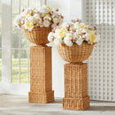 NAPA Home & Garden, CHARLESTON RATTAN PEDESTAL & EVREN VASE COLLECTION
