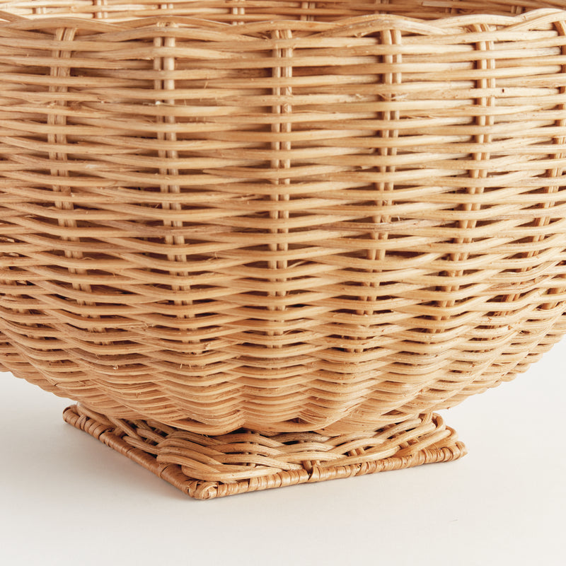 NAPA Home & Garden, CHARLESTON RATTAN FOOTED BOWL SMALL,N5YM09NA