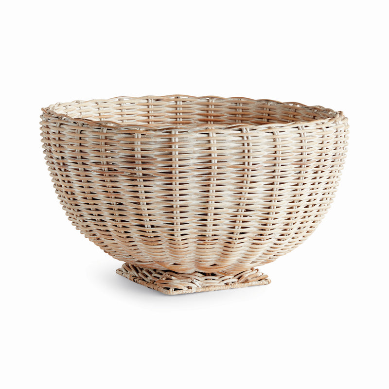 NAPA Home & Garden, CHARLESTON RATTAN FOOTED BOWL SMALL,N5YM09WH