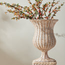 CHESAPEAKE RATTAN FOOTED URN COLLECTION