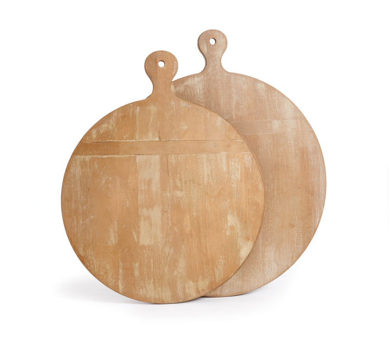 NAPA Home & Garden, ANTIQUE ROUND CUTTING BOARDS, SET OF 2,NA223