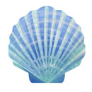 Blue Coastal Napkin Paper Shell Shaped Cocktail Napkin, 20 Count