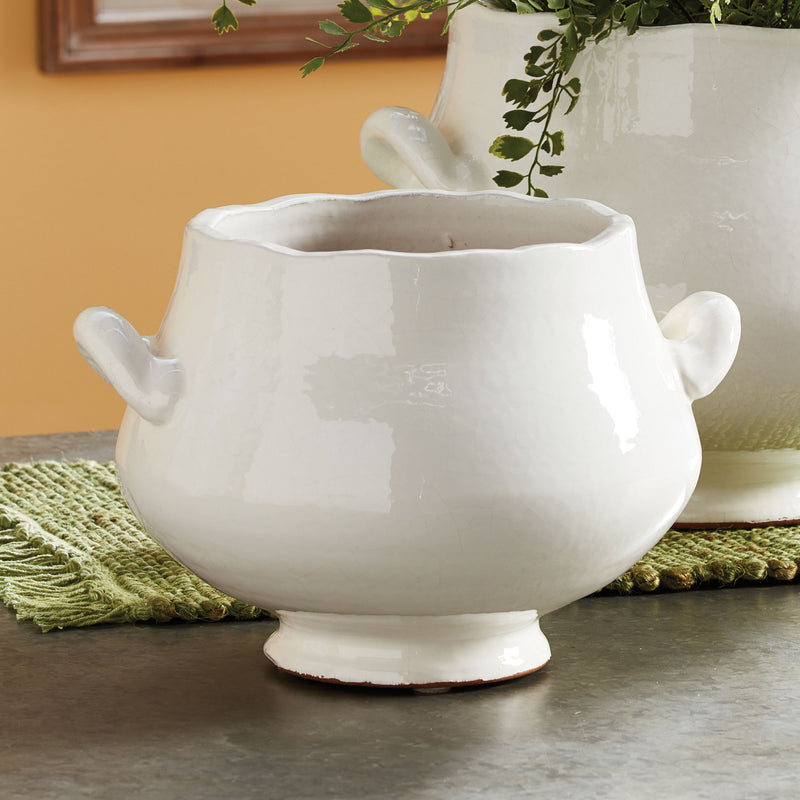 NAPA Home & Garden, WELLON FOOTED CACHEPOT SMALL,NAN234