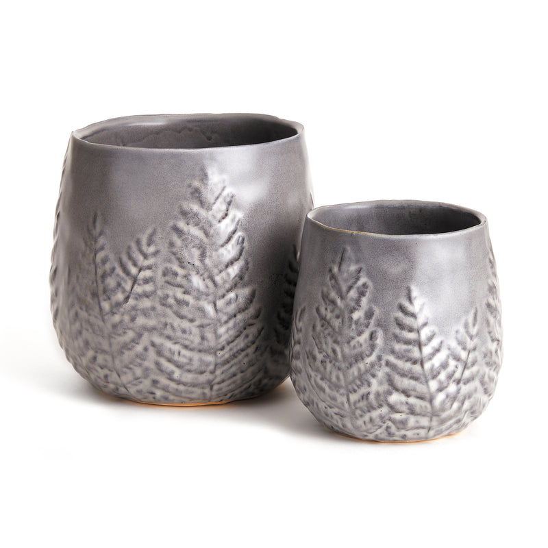 NAPA Home & Garden, FROND POTS, SET OF 2,NCH301GY