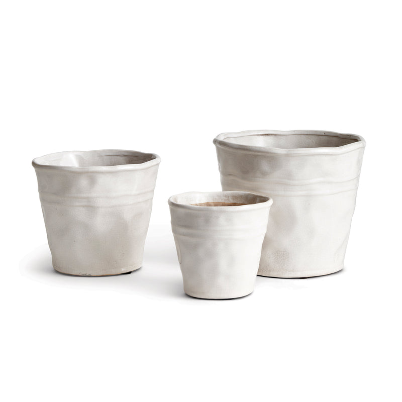 NAPA Home & Garden, CONSERVATORY ORGANIC TAPERED POTS, SET OF 3,NDG422