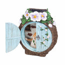 Evergreen Statuary,At the Window Squirrel, Lit Tree Decor,7.75x8.75x3.25 Inches