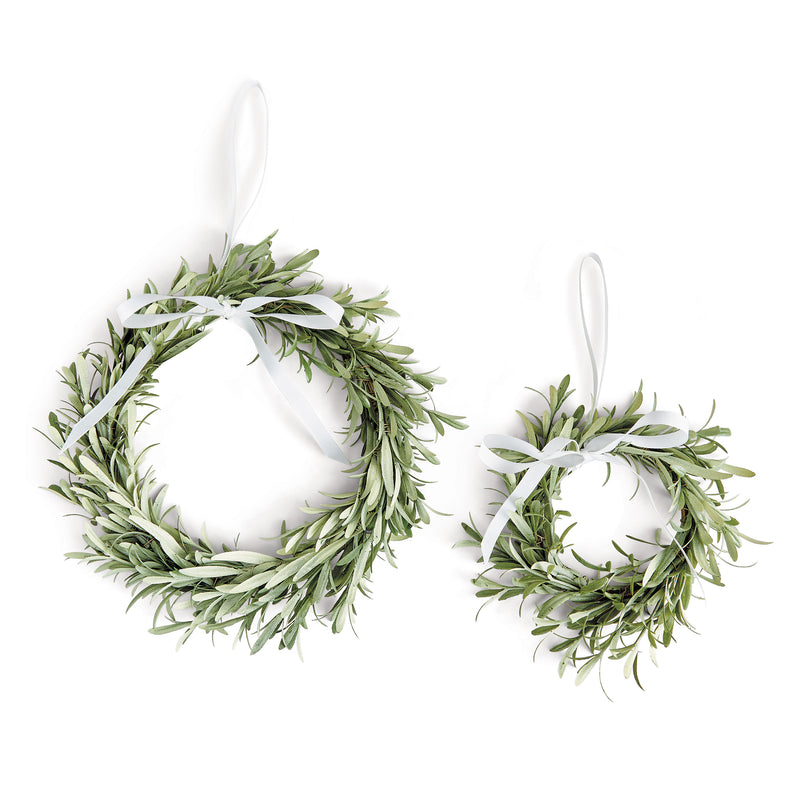 NAPA Home & Garden, LAVENDER LEAF WREATHS, SET OF 2,NGP525