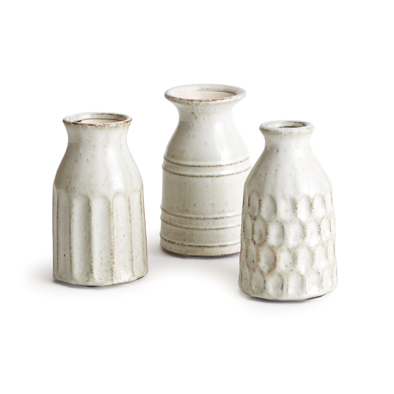 NAPA Home & Garden, JALENA VASES, SET OF 3,NGY517WH