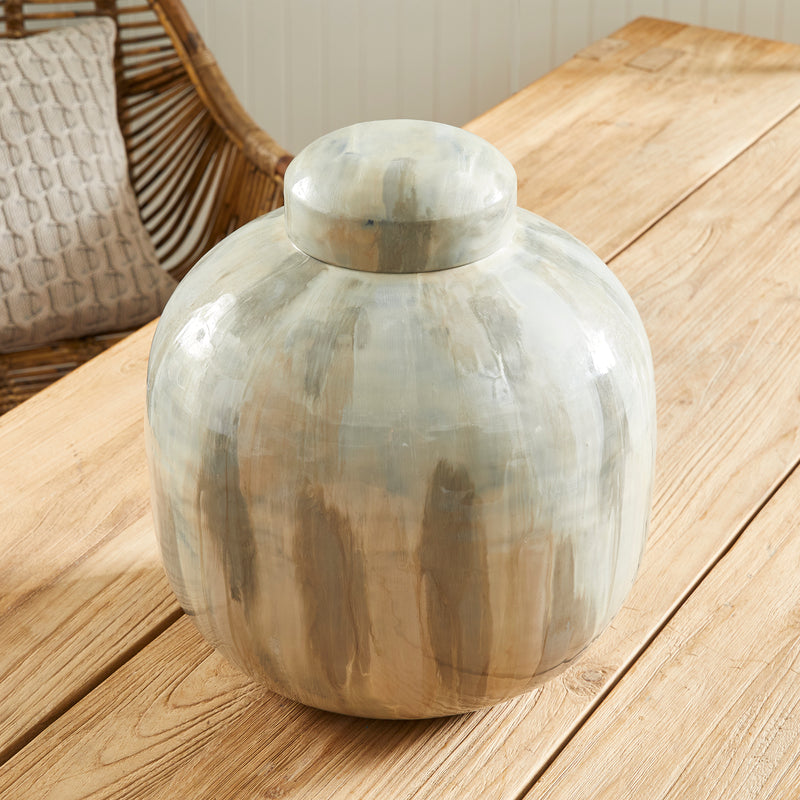 NAPA Home & Garden, ALMETA LIDDED URN,NLG222