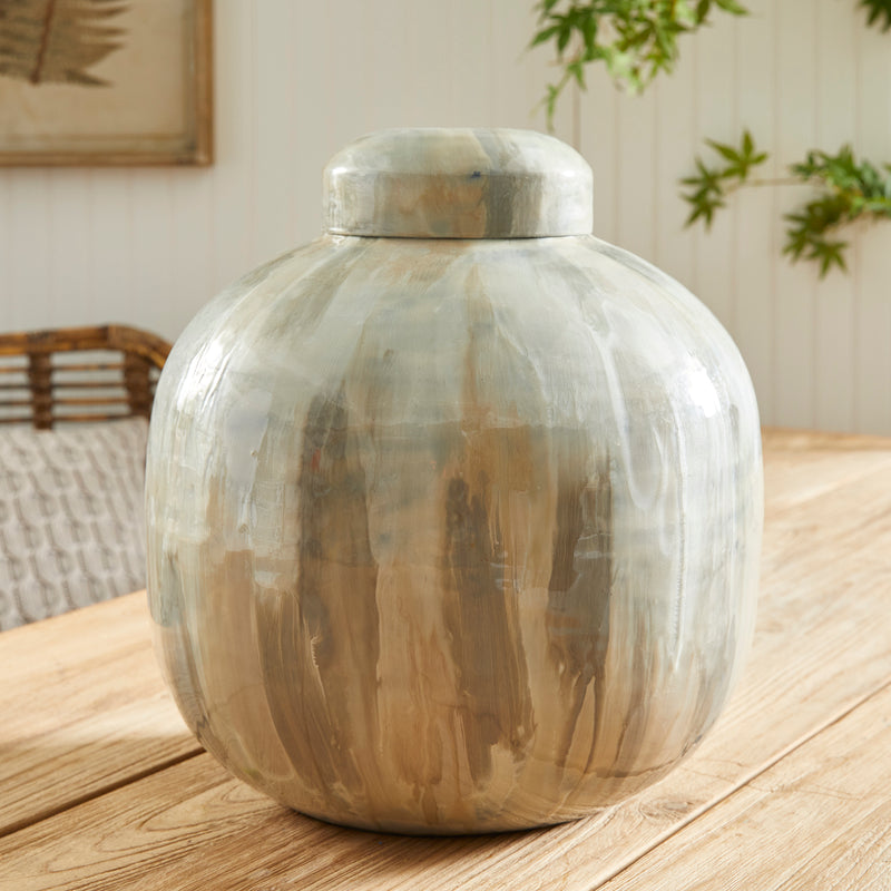 NAPA Home & Garden, ALMETA LIDDED URN,NLG222