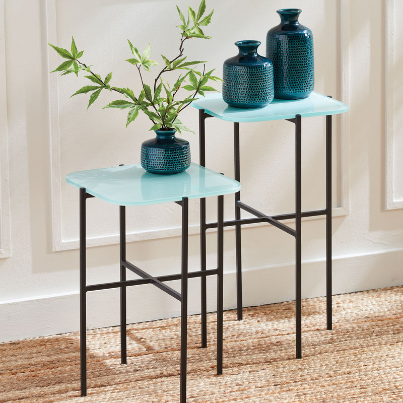 NAPA Home & Garden, KENZIE SQUARE TABLES, SET OF 2,NMJ216