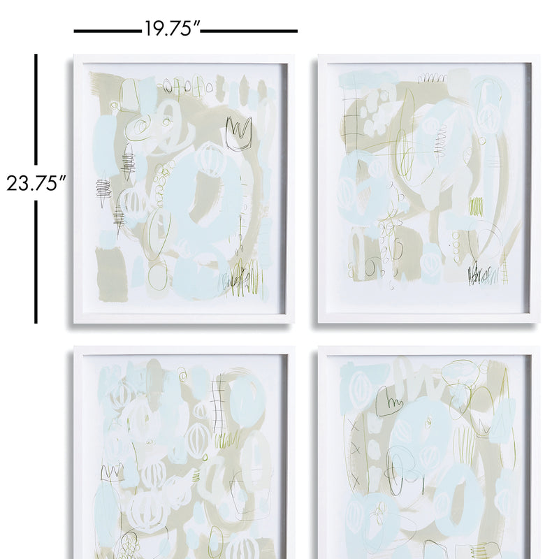 NAPA Home & Garden, BACCHUS PRINTS, SET OF 4,NNA409