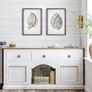 NAPA Home & Garden, CORDATE LEAF STUDY, SET OF 2,NNH505