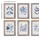 NAPA Home & Garden, BLUE LEAF PETITE PRINTS, SET OF 6,NNH524