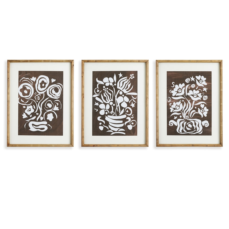 Napa Home Garden, DARE TO DANCE PRINTS ,SET OF 3,nnh536