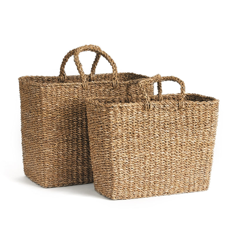 Napa Home Garden, SEAGRASS TOTE BASKETS ,SET OF 2,nsg409