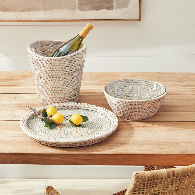 NAPA Home & Garden, BURMA RATTAN SERVING BOWL